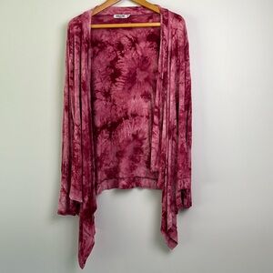 Lock & Love| Tie Dye Open Front Cardigan sz XXL